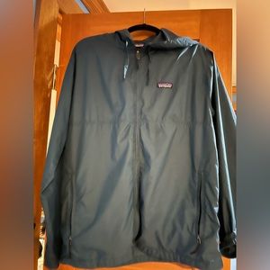Teal Patagonia windbreaker